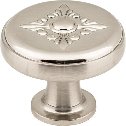 Jeffrey Alexander - 1-3/8 Inch Diameter Baroque Lafayette Cabinet Knob