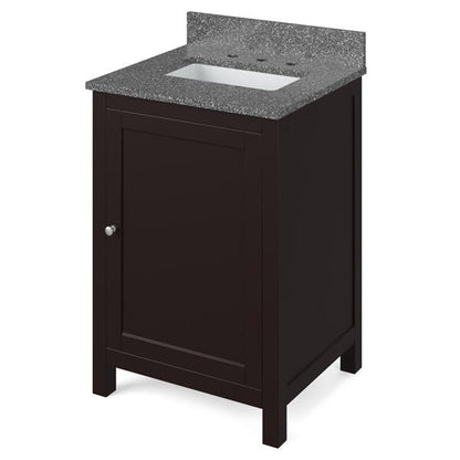 Jeffrey Alexander - 24 Inch Astoria Vanity with Vanity Top and undermount rectangle bowl