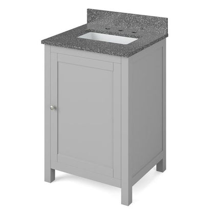 Jeffrey Alexander - 24 Inch Astoria Vanity with Vanity Top and undermount rectangle bowl