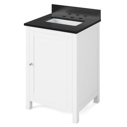 Jeffrey Alexander - 24 Inch Astoria Vanity with Vanity Top and undermount rectangle bowl