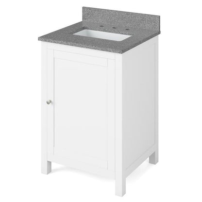 Jeffrey Alexander - 24 Inch Astoria Vanity with Vanity Top and undermount rectangle bowl