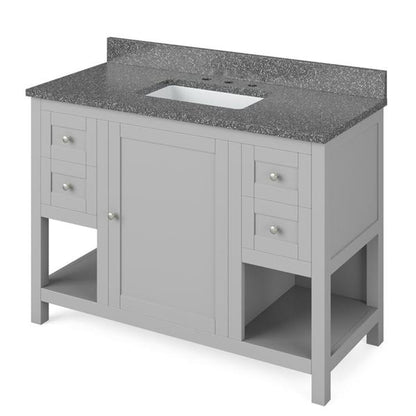 Jeffrey Alexander - 48 Inch Astoria Vanity with Vanity Top and undermount rectangle bowl