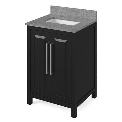 Jeffrey Alexander - 24 Inch Cade Vanity with Vanity Top and undermount rectangle bowl