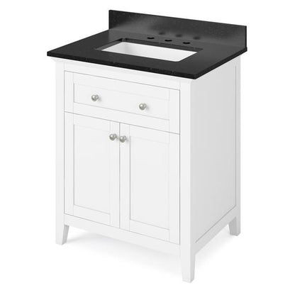 Jeffrey Alexander - 30 Inch Chatham Vanity with Vanity Top and undermount rectangle bowl