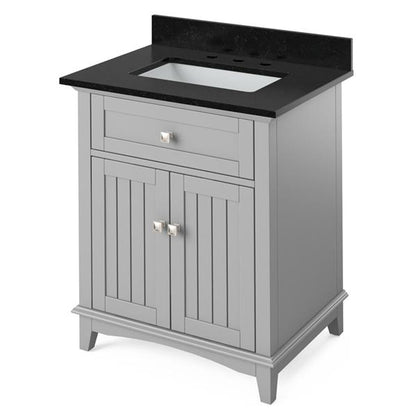 Jeffrey Alexander - 30 Inch Savino Vanity with Vanity Top and undermount rectangle bowl