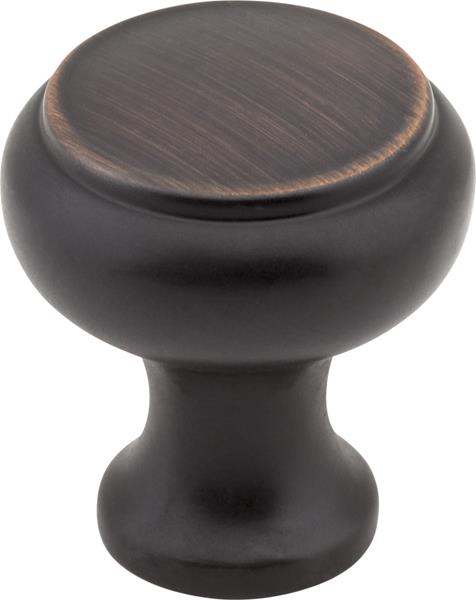 Elements - 1-3/16 Inch Diameter Button Westbury Cabinet Knob