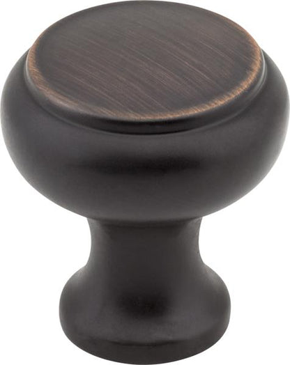 Elements - 1-3/16 Inch Diameter Button Westbury Cabinet Knob