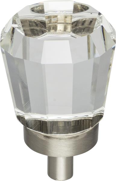Jeffrey Alexander - 1 Inch Overall Length Faceted Glass Harlow Cabinet Knob