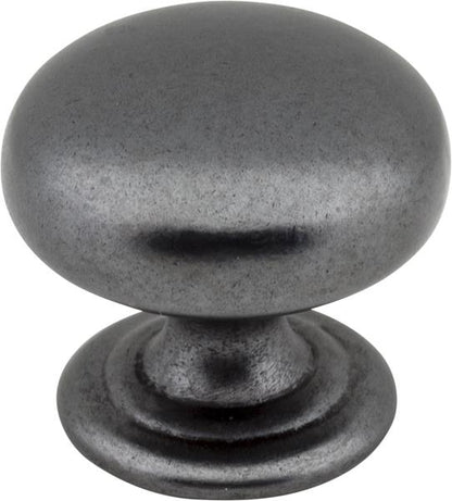 Elements - 1-1/4 Inch Diameter Dark Bronze Florence Cabinet Mushroom Knob