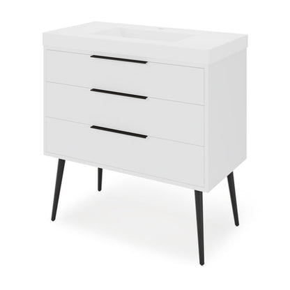 Jeffrey Alexander - Gardner 36 Inch W  Single Basin Bathroom Vanity Set