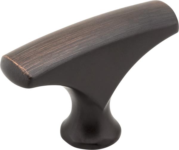 Elements - 1-5/8 Inch Overall Length Aiden Cabinet  T Knob