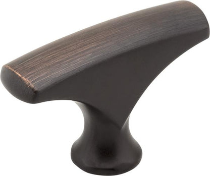 Elements - 1-5/8 Inch Overall Length Aiden Cabinet  T Knob