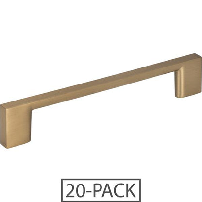 Jeffrey Alexander - 128 mm Center-to-Center Square Sutton Cabinet Bar Pull - 20-Pack