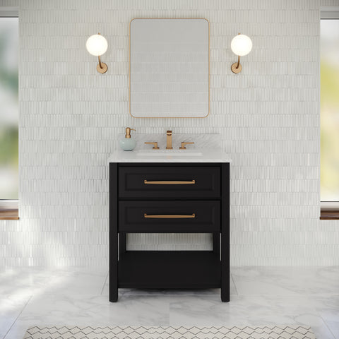 Jeffrey Alexander - Kipling 30 Inch W  Single Basin Bathroom Vanity Set