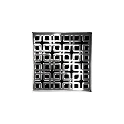 Infinity Drain - 4 x 4 Inch KD 4 Complete Standard Kit