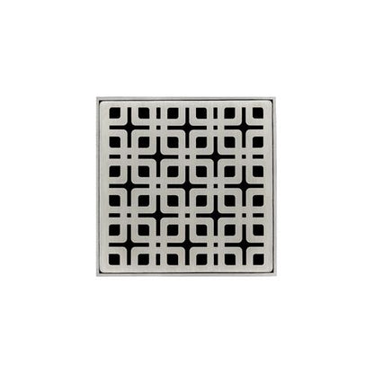 Infinity Drain - 4 x 4 Inch KD 4 Complete Standard Kit
