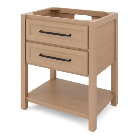 Jeffrey Alexander - 30 Inch Kipling Single Sink Free Standing Vanity Cabinet - Less Vanity Top