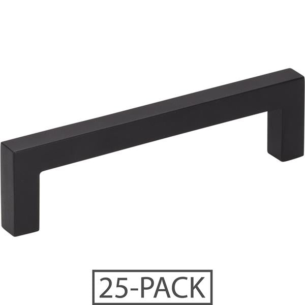 Elements - 96 mm Center-to-Center Square Stanton Cabinet Bar Pull - 25-Pack