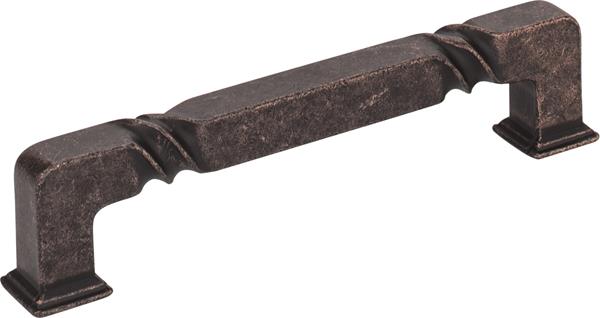 Jeffrey Alexander - 128 mm Center-to-Center Rustic Twist Tahoe Cabinet Pull