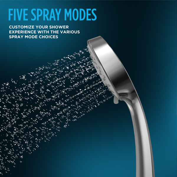 Toto - L Series 1.75 Gpm Multifunction 4 Inch Modern Round Handshower, Polished Chrome