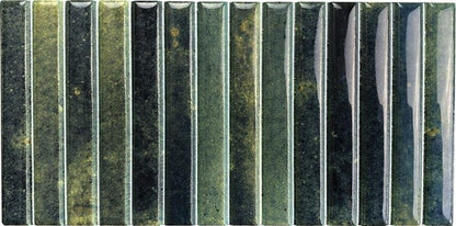Roca Tile - Dune Kit-kat Glazed Porcelain Mosaic 4.5 X 9.1 Inch