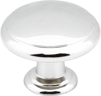 Elements - 1-3/16 Inch Diameter Gatsby Cabinet Mushroom Knob