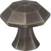 Jeffrey Alexander - 1-1/4 Inch Overall Length Octagonal Wheeler Cabinet Knob
