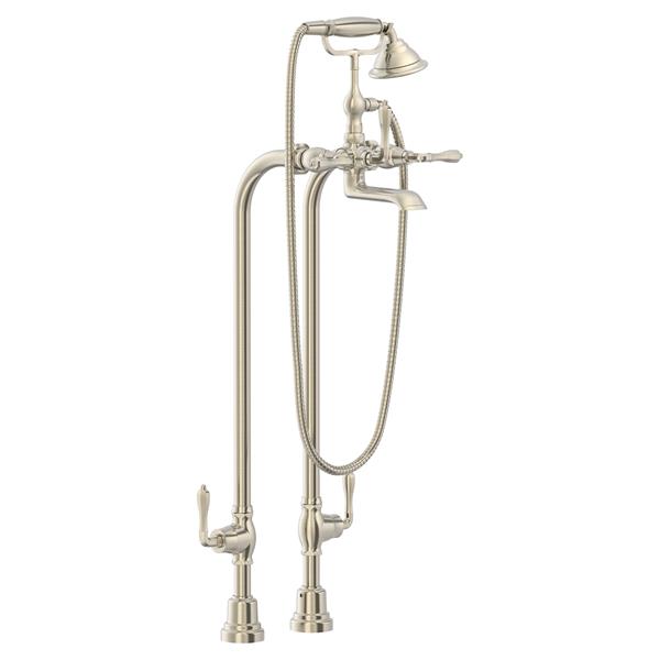 DXV - Traditional  Floor Mount Bathtub Faucet  with Ashbee Lever Handle