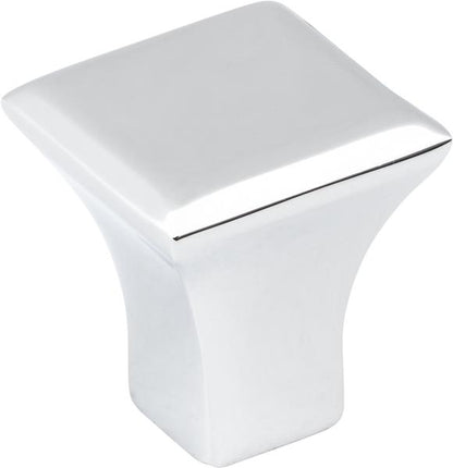 Jeffrey Alexander - 7/8 Inch Overall Length Square Marlo Cabinet Knob