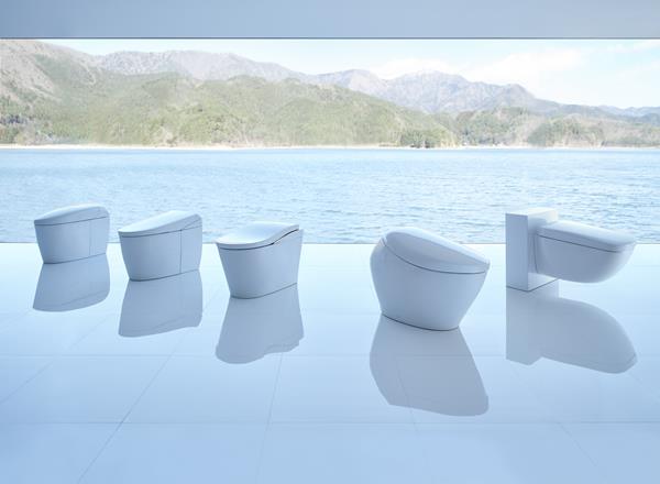 Toto - Neorest Wx2 Dual Flush 1.2 Or 0.8 Gpf Wall-Hung Toilet With Integrated Bidet Seat And Actilight, Cotton White