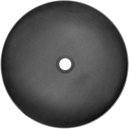 Linkasink - Ruby Concrete Round Semi-Recessed Vessel Sink