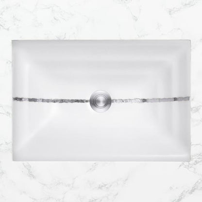 Linkasink - Artisan Glass River Large Rectangular Undermount Sink