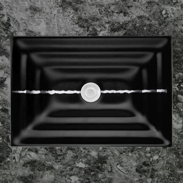 Linkasink - Artisan Glass River Large Rectangular Undermount Sink
