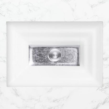 Linkasink - Artisan Glass Medium Rectangular Window Undermount Sink