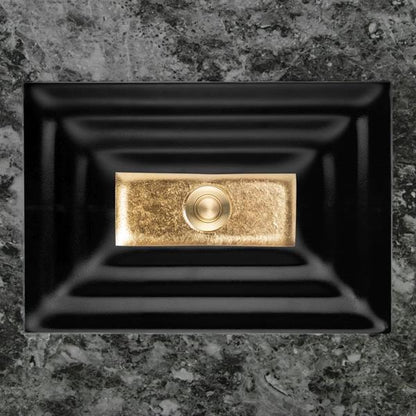 Linkasink - Artisan Glass Medium Rectangular Window Undermount Sink