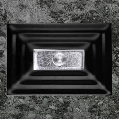 Linkasink - Artisan Glass Medium Rectangular Window Undermount Sink