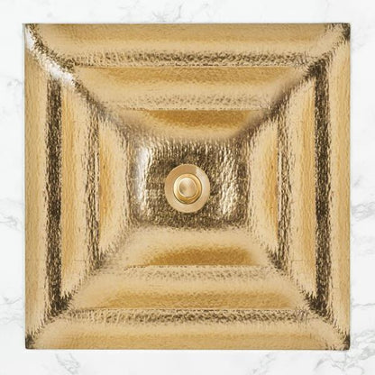 Linkasink - Solid Eglomise Medium Square Undermount Sink