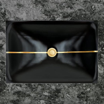Linkasink - Dune Stripe Medium Rectangle Undermount Sink