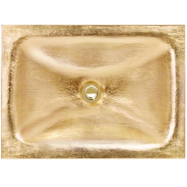 Linkasink - Dune Solid Eglomise Medium Rectangle Undermount Sink