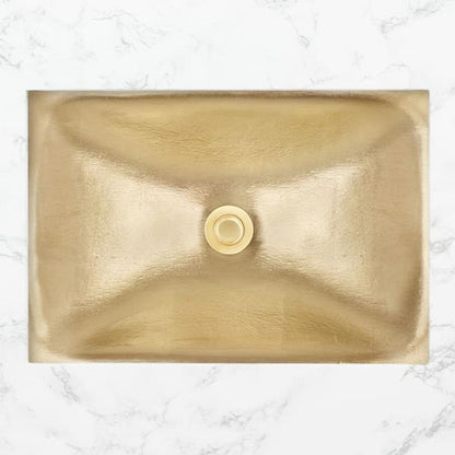Linkasink - Dune Solid Eglomise Medium Rectangle Undermount Sink
