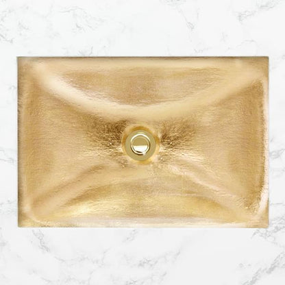 Linkasink - Dune Solid Eglomise Medium Rectangle Undermount Sink