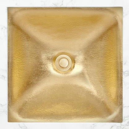 Linkasink - Dune Solid Eglomise Medium Square Undermount Sink - Undermount