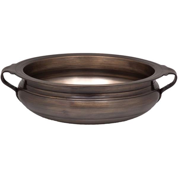 Linkasink - Cast Bronze Bowl Vessel With Handles