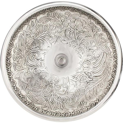 Linkasink - Large Round Botanical Cast Bronze Vessel