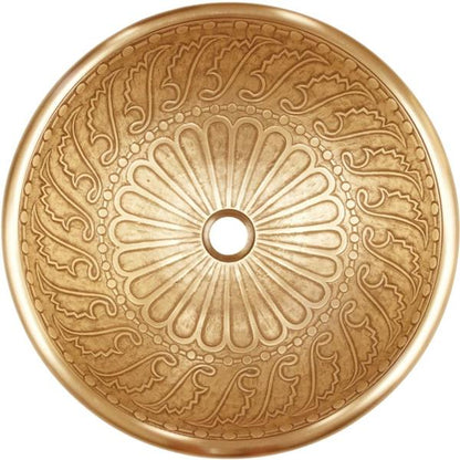 Linkasink - Large Round Wing Cast Bronze Vessel