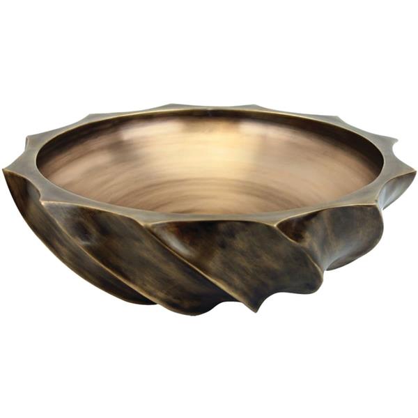 Linkasink - Wave Bowl Cast Bronze Vessel