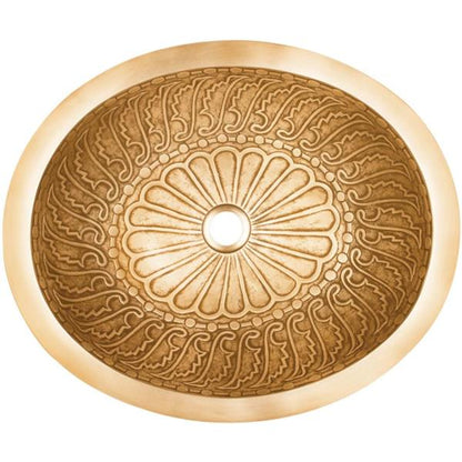 Linkasink - Oval Wing Cast Bronze Vessel