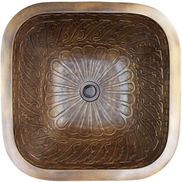 Linkasink - Square Wing Cast Bronze Vessel