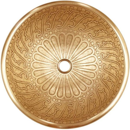 Linkasink - Small Round Wing Cast Bronze Vessel