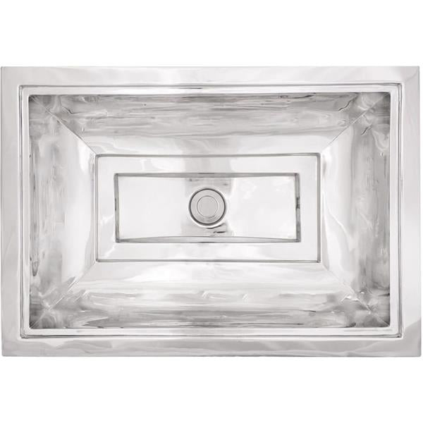 Linkasink - Tiffany Hand-Crafted Smooth Metal Bath/Bar Sink